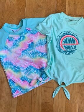 Girls rashguards. Size small.